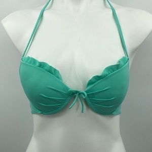 Victoria’s Secret lime sherbet 32B bikini top